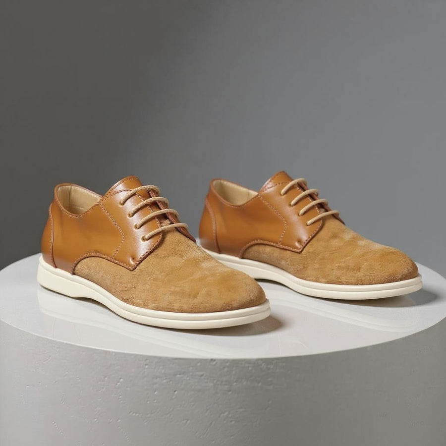 Allen Dress Sneaker in Sienna Brown