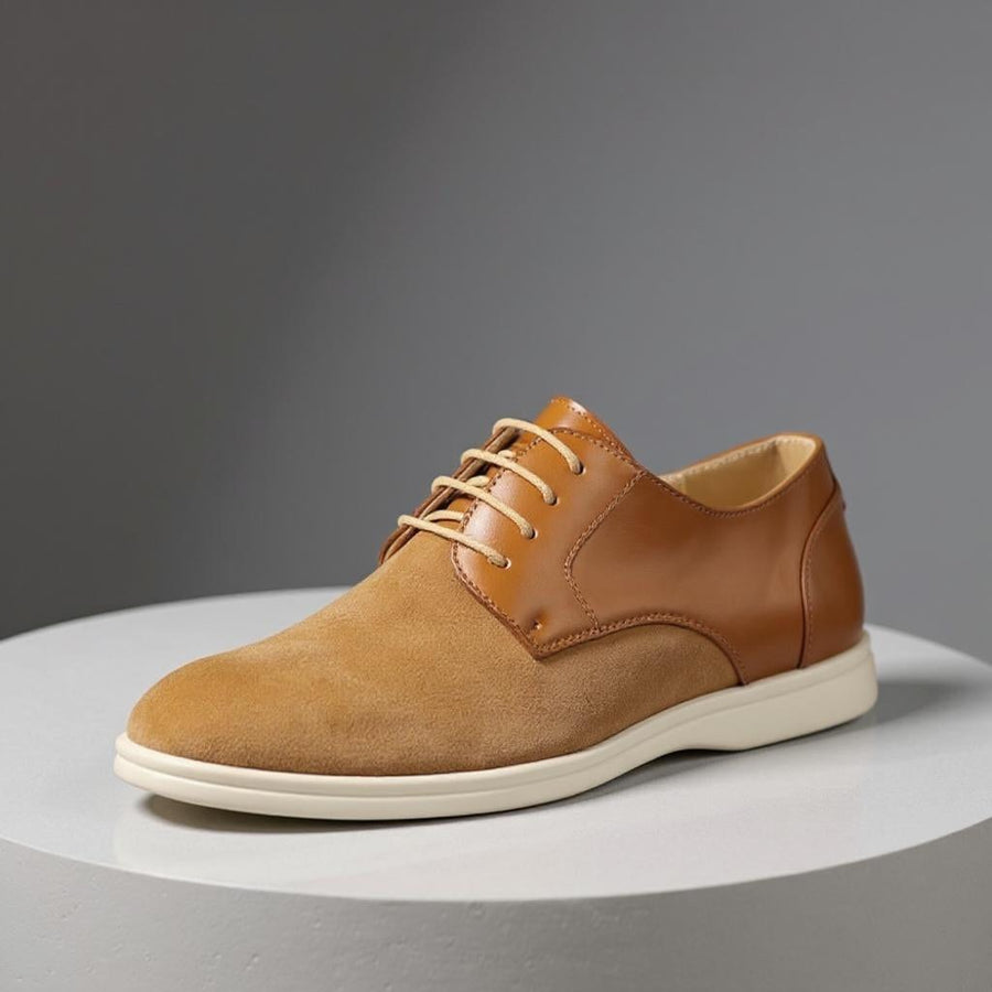 Allen Dress Sneaker in Sienna Brown