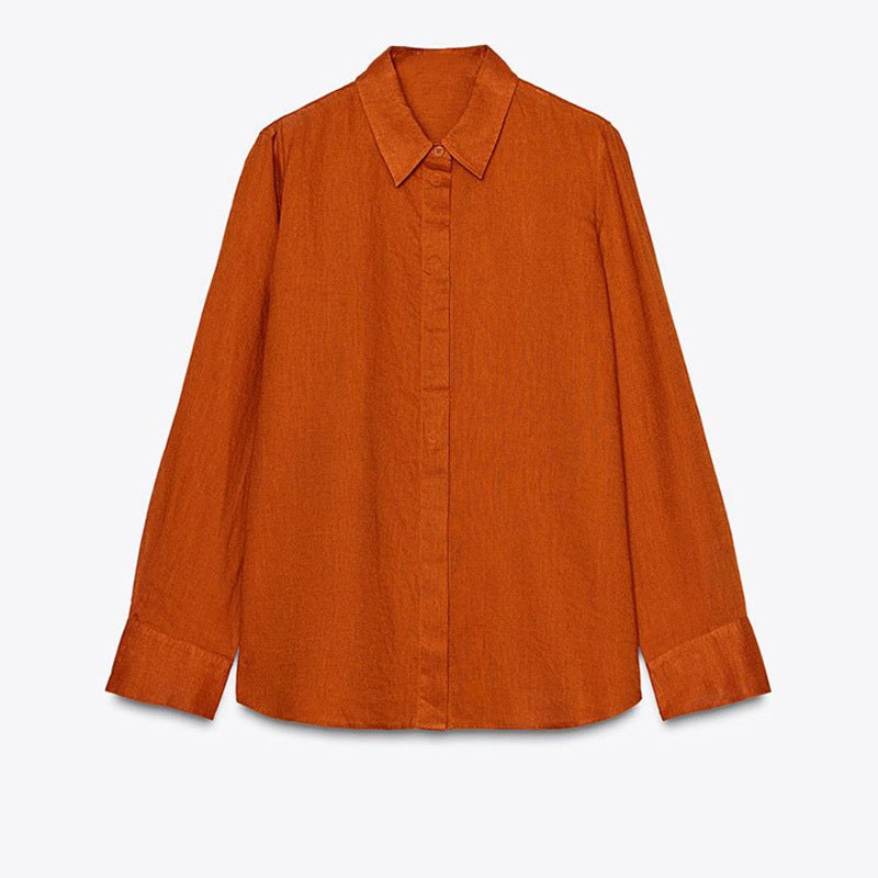 Althea Blouse with Long Sleeve in As Shown