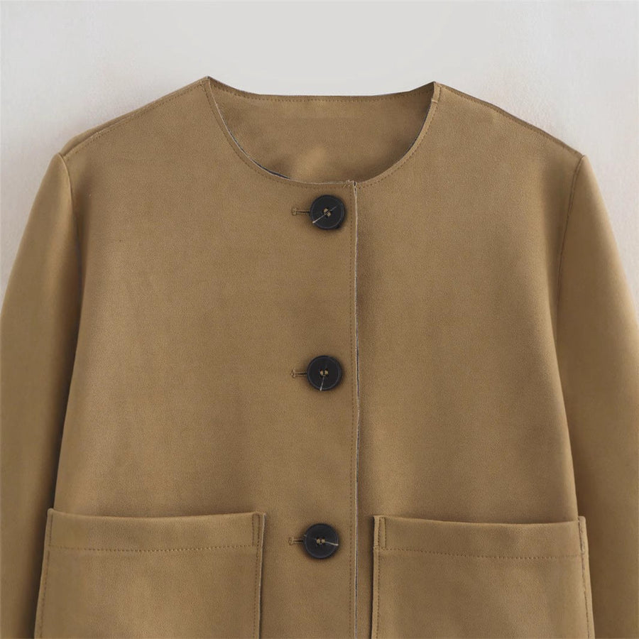 Althea Casual Jacket with Pockets