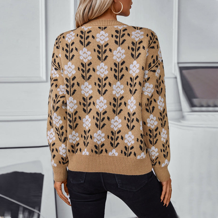 Althea Casual Sweater with Crew Neck