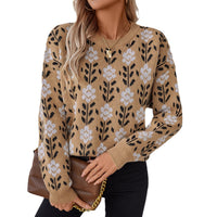 Althea Casual Sweater with Crew Neck