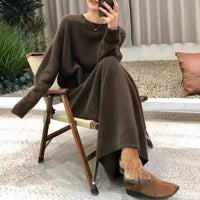 Althea Elegant Knit Maxi Dress