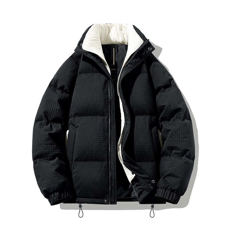 Althea Jacket with Zip Front and Pockets in Black