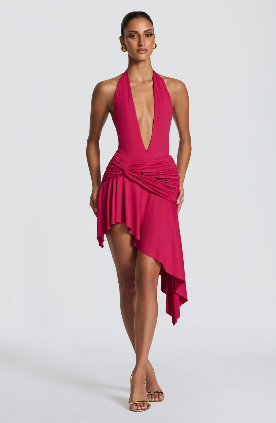 Jacinta Mini Skirt - Raspberry