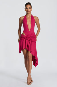 Jacinta Mini Skirt - Raspberry