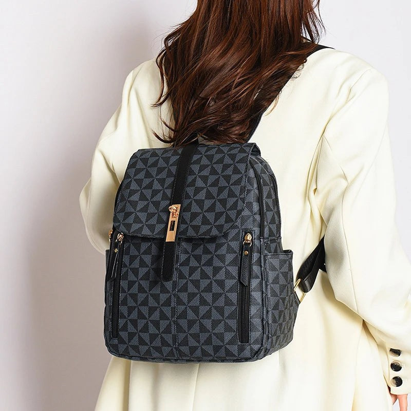 Amada Backpack in Navy Blue