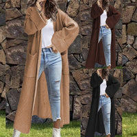 Amara Elegant Knit Coat with Pockets