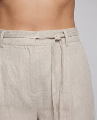 Amara Elegant Linen Trousers with Pockets