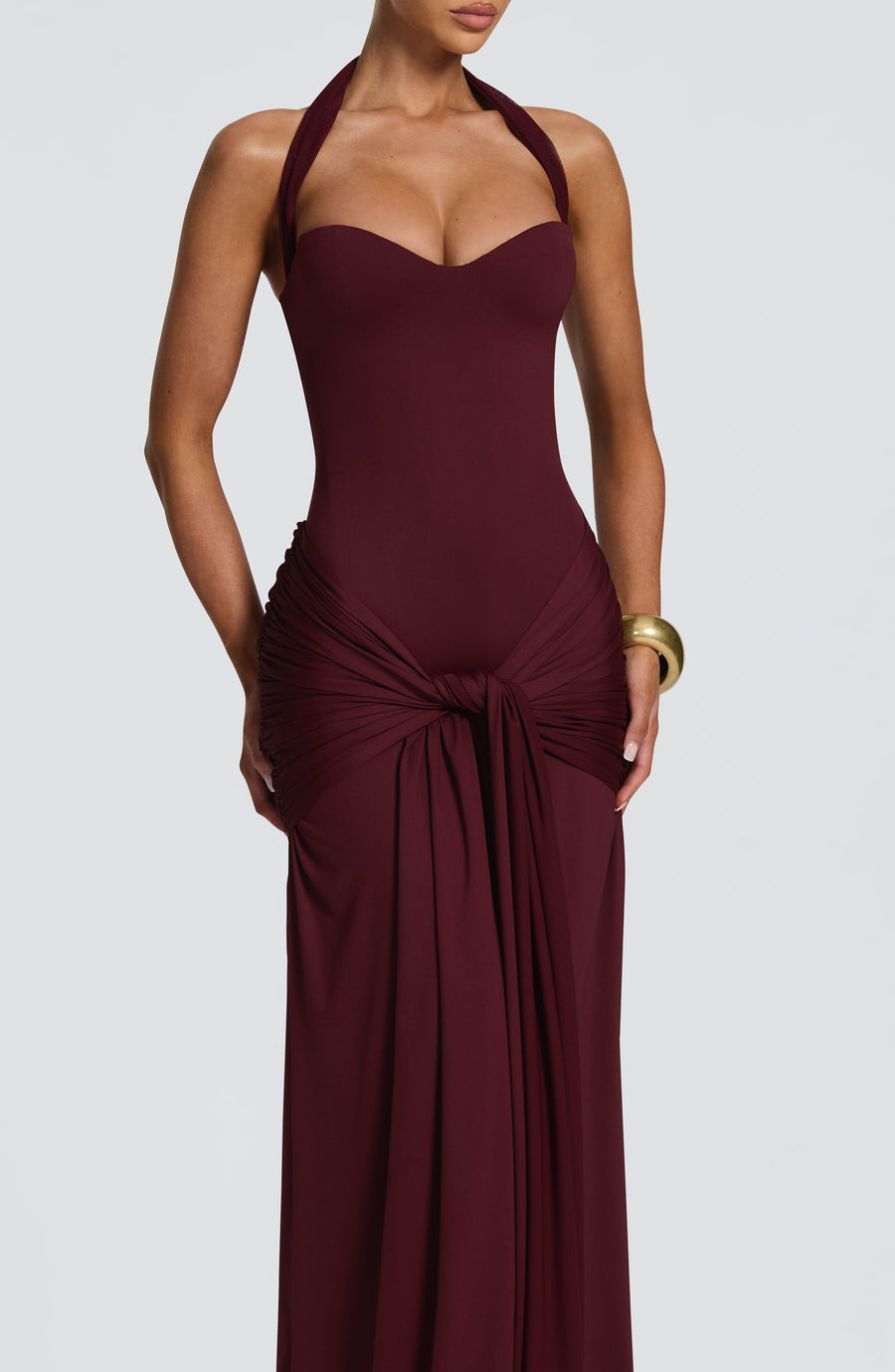 Amara | Lace up Maxi Dress