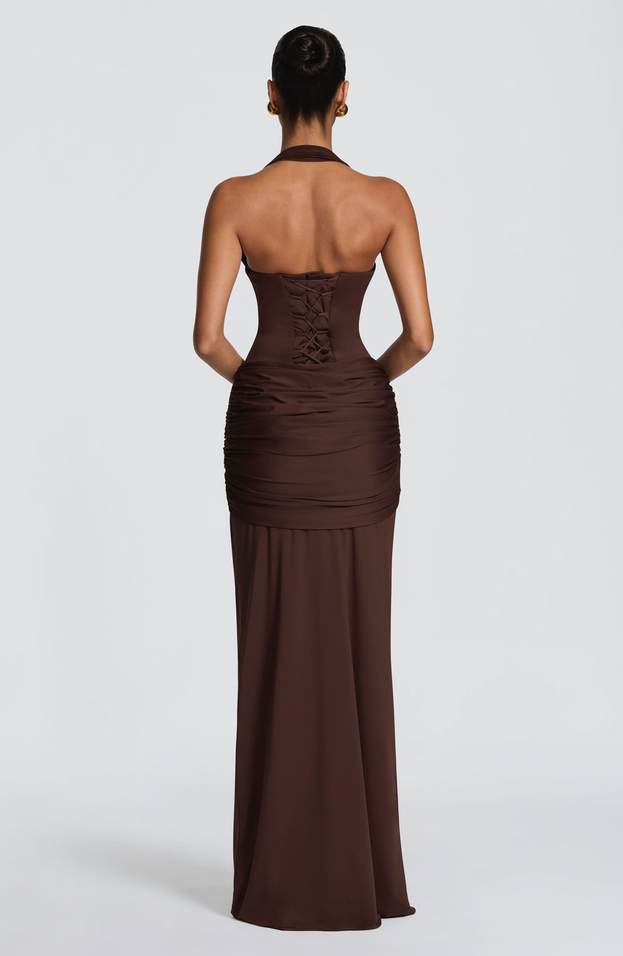 Amara | Lace up Maxi Dress