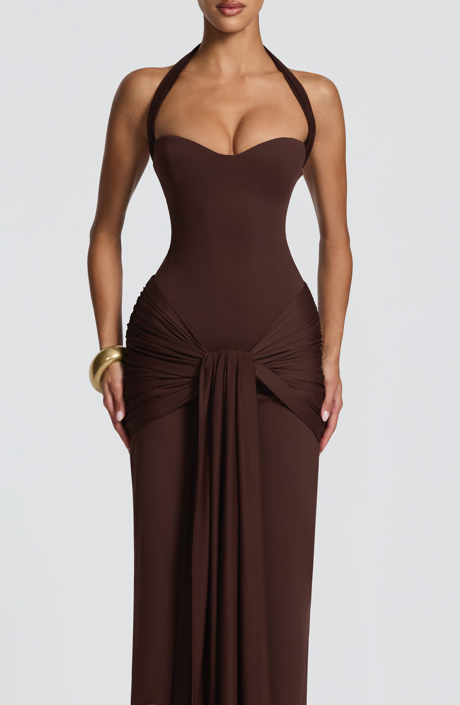 Amara | Lace up Maxi Dress