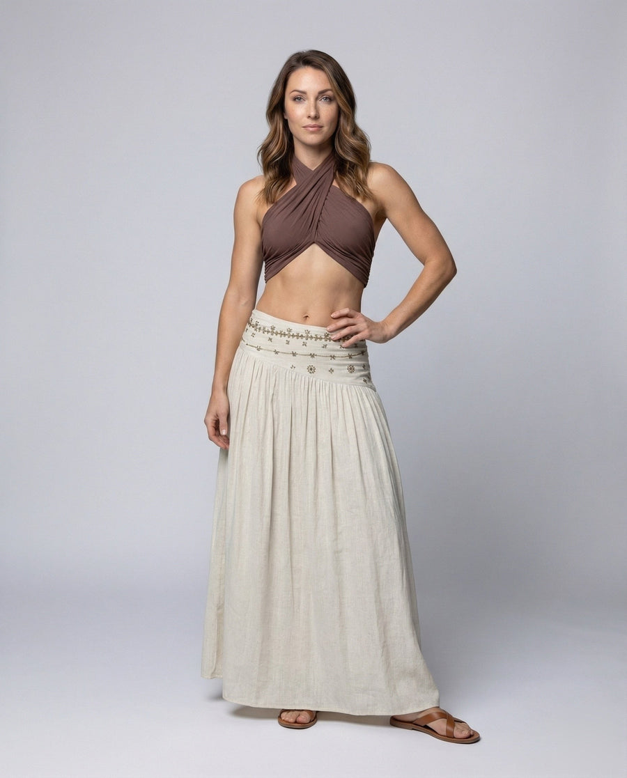 Amara Linen Skirt