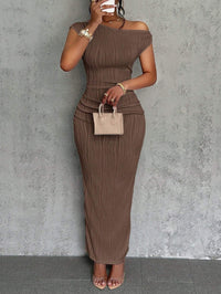 Amara Maxi Dress in Khaki
