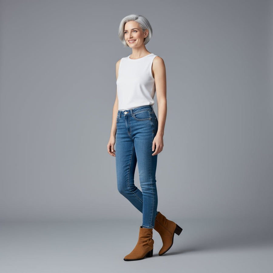 Amara Suede Ankle Boot in Sienna Brown