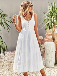 Amara™ Elegant Summer Dress in Green