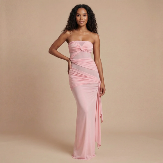 Avery Ruched Maxi Dress