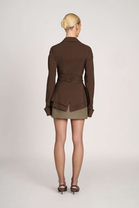 Sienna Ruched Collared Top