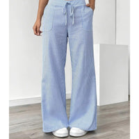 Amber™ Striped Pant With Pockets in Blue