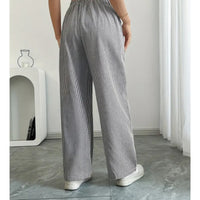 Amber™ Striped Pant With Pockets in Grey