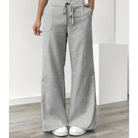 Amber™ Striped Pant With Pockets in Grey