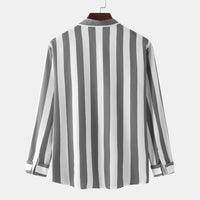 Amelie Blouse with Long Sleeve and Chest Pocket in White