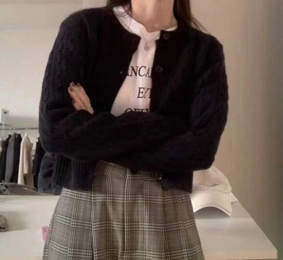 Amelie Knit Jacket in Black