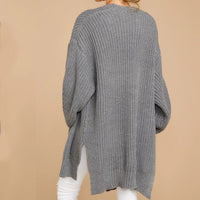 Amelie Knit Sweater with Side Split