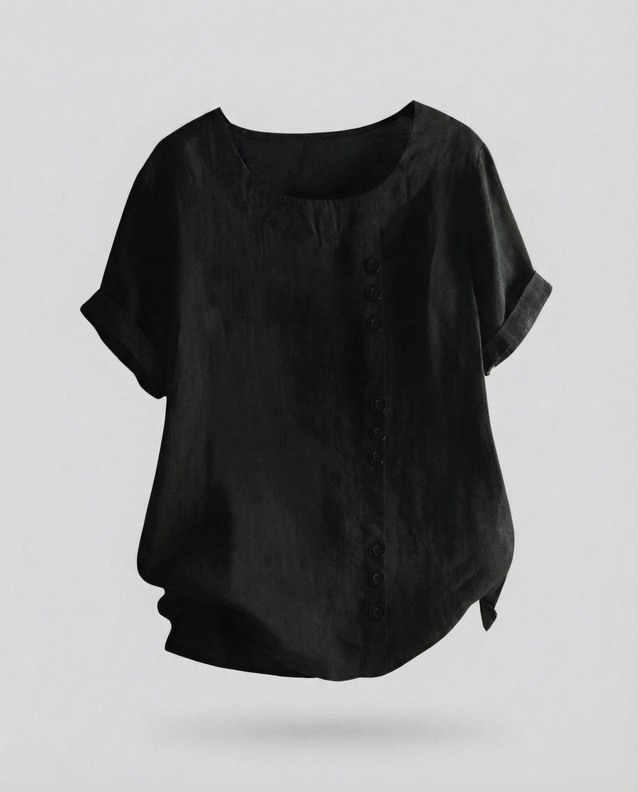 Amelie Knit Top in Black
