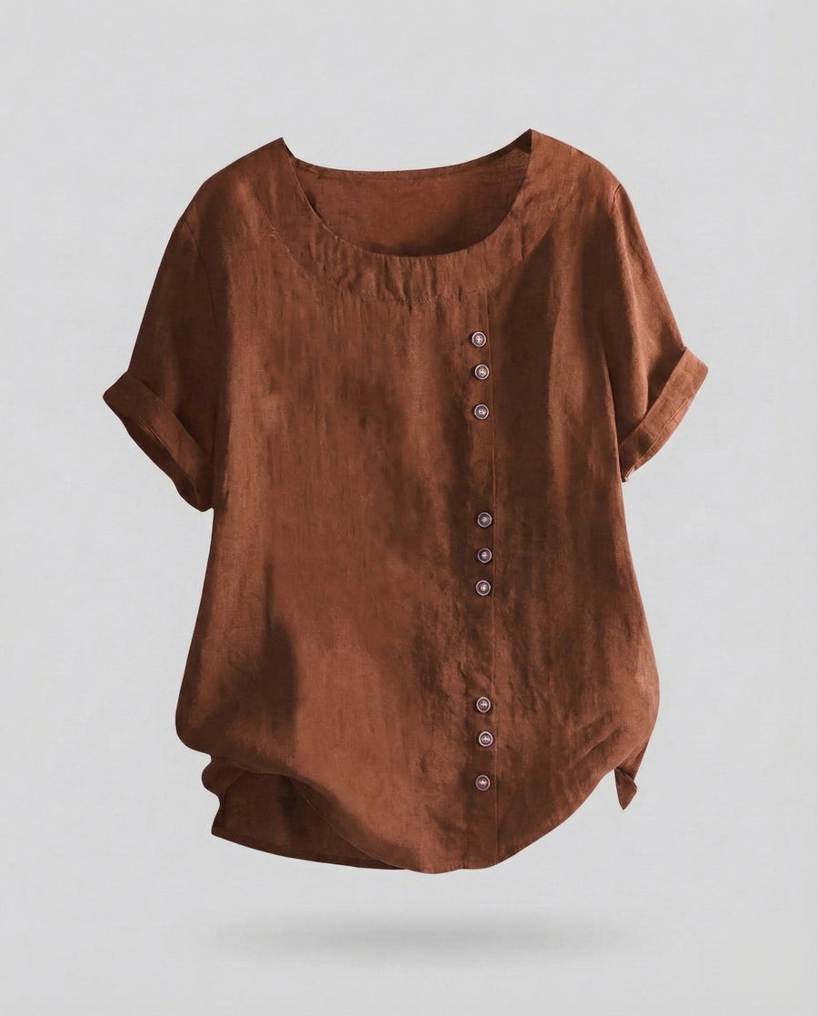 Amelie Knit Top in Brown