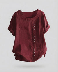 Amelie Knit Top in Burgundy