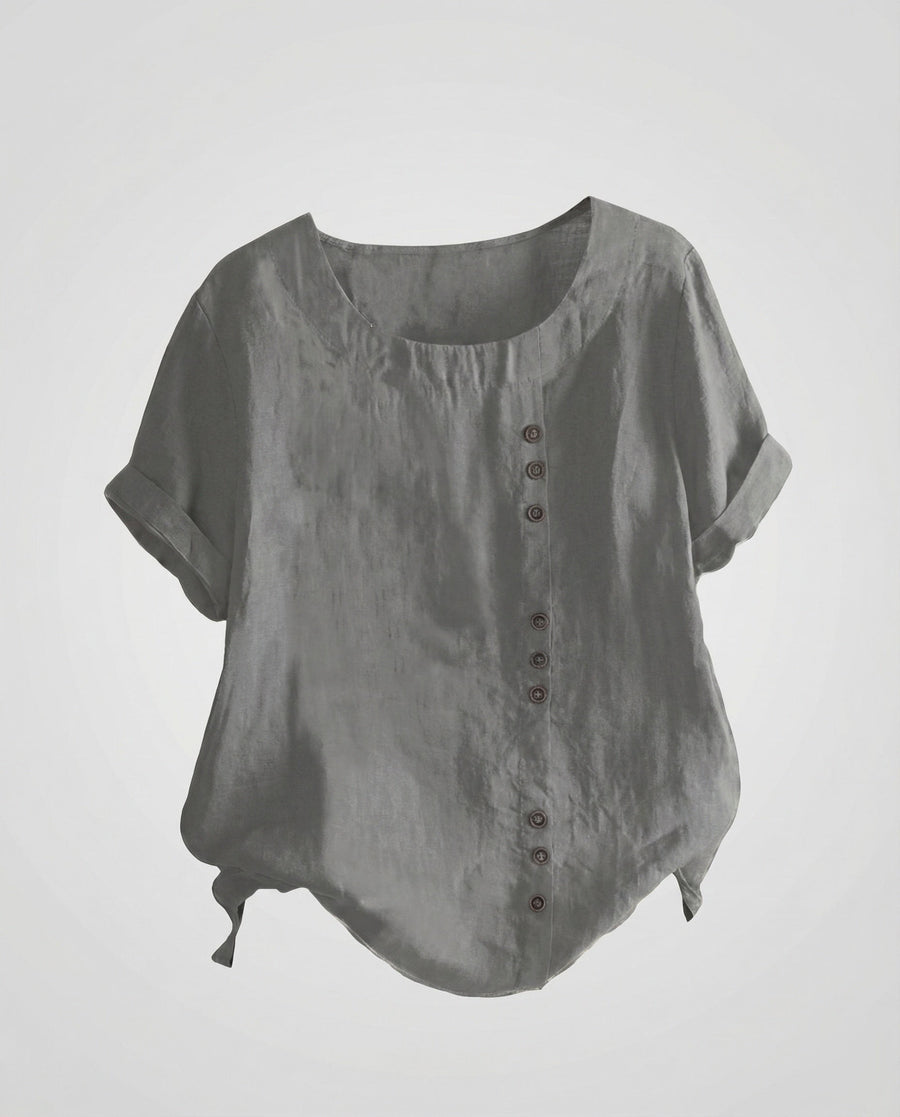 Amelie Knit Top in Dark Grey