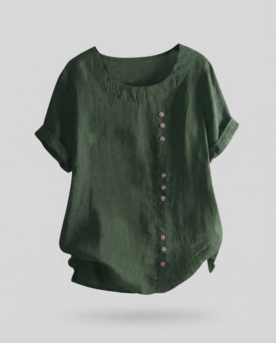 Amelie Knit Top in Green