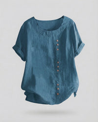 Amelie Knit Top in Navy