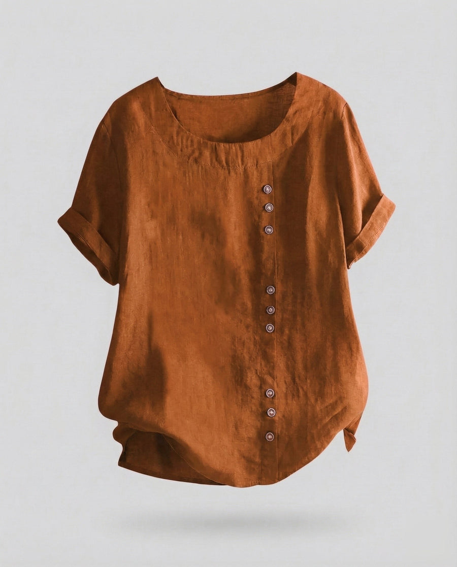 Amelie Knit Top in Orange