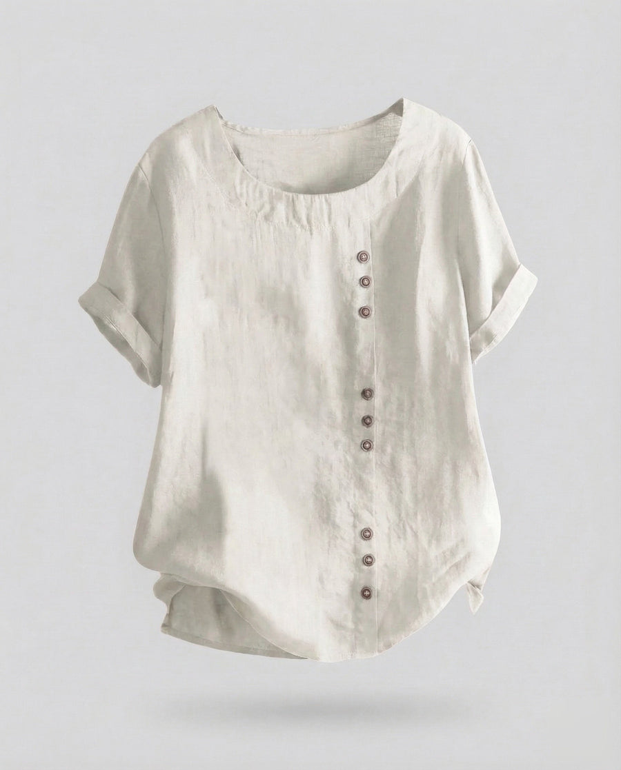 Amelie Knit Top in White