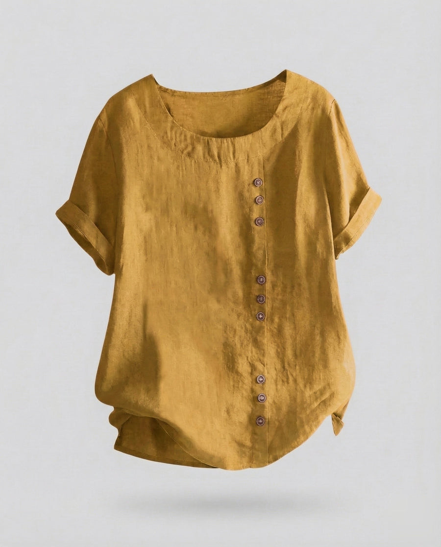 Amelie Knit Top in Yellow