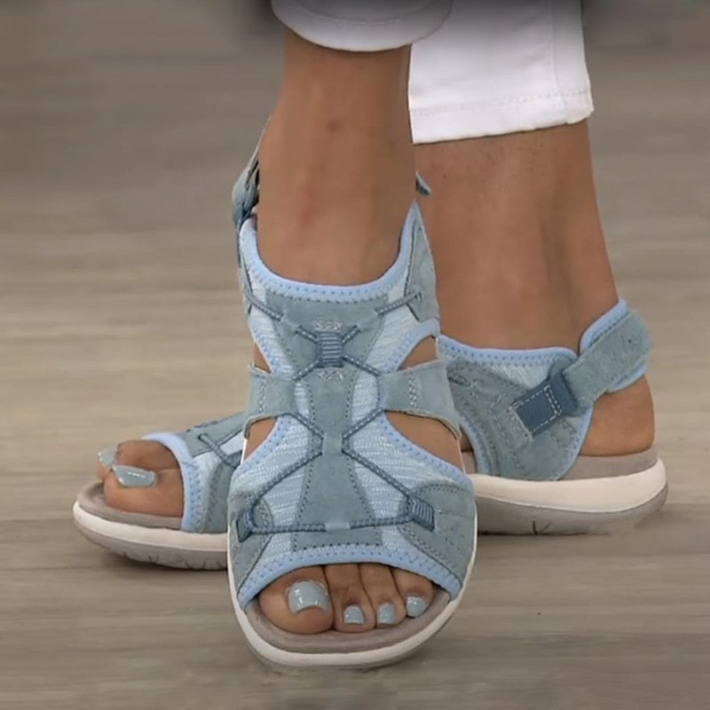 Amelie Orthopaedic Sandals in Blue