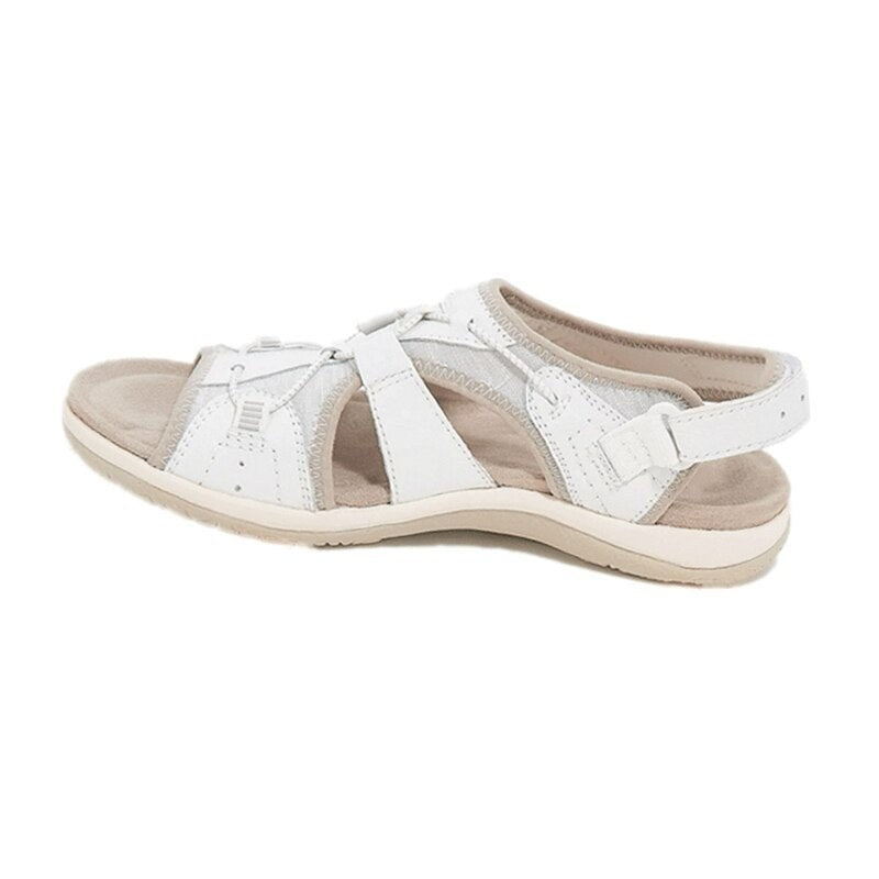 Amelie Orthopaedic Sandals in White