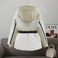 Amira Jacket with Pockets and Belted in Black