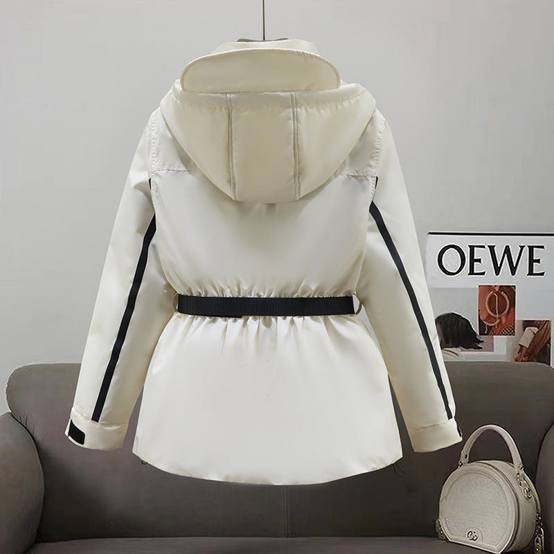 Amira Jacket with Pockets and Belted in Black