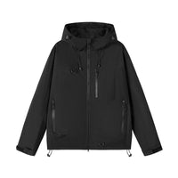 Anaya Breathable Jacket with Hood in Black