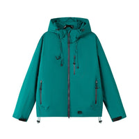 Anaya Breathable Jacket with Hood in Green