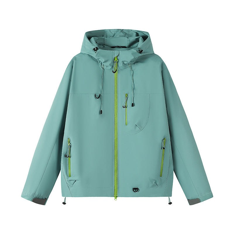 Anaya Breathable Jacket with Hood in Grey