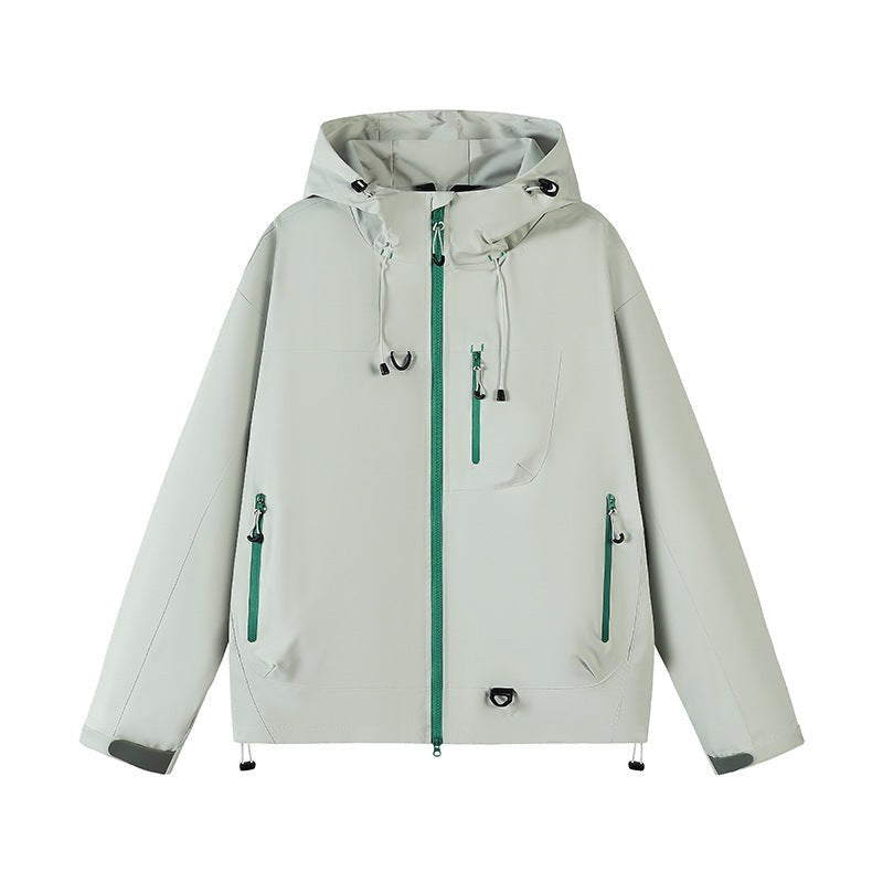 Anaya Breathable Jacket with Hood in Light Green