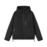 Anaya Breathable Jacket with Hood in Orange