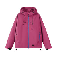 Anaya Breathable Jacket with Hood in Pink