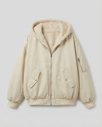 Anaya Jacket with Oversized in Cream