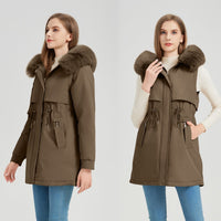 Anaya Parka in Brown