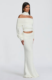 Fern Maxi Skirt - Ivory